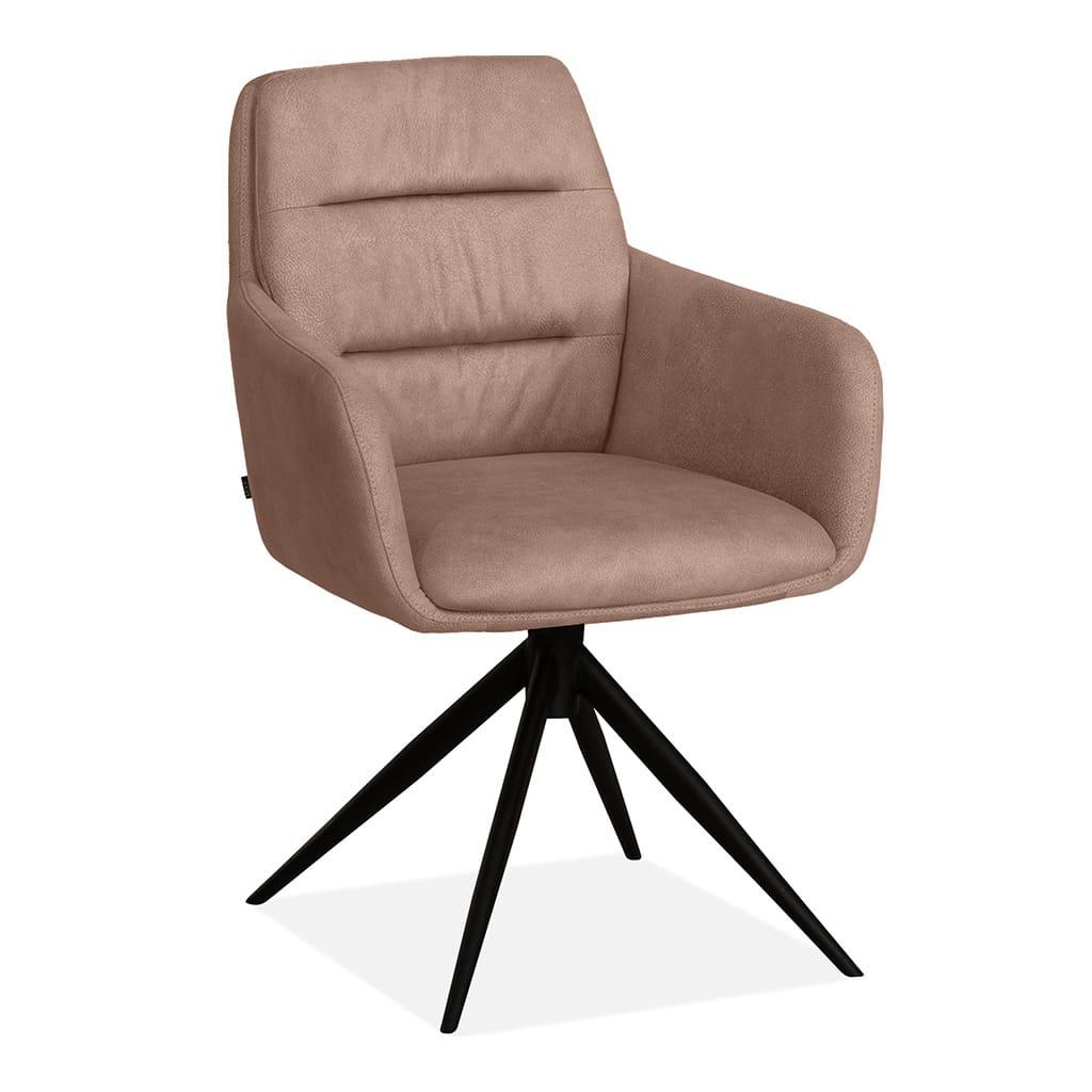 Armstoel Paco stof Zorro taupe